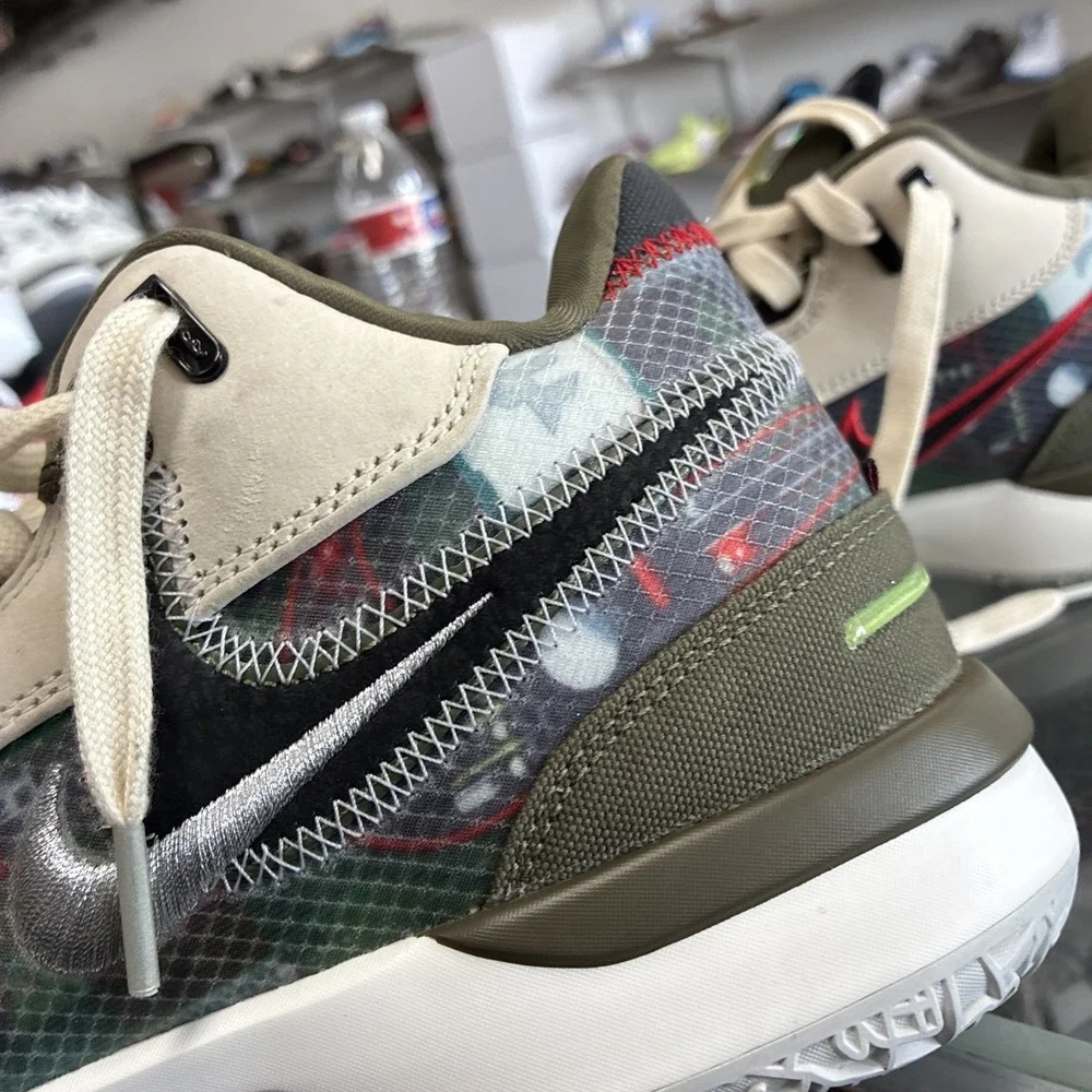 FaZe Clan × Nike LeBron NXXT Gen AMPD Light Cream Olive SZ 8 HF0715-200 No Box